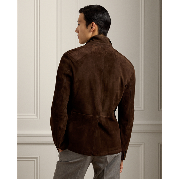 Suede blazer mens online