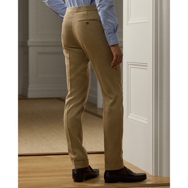 Riding Tan Hand-Tailored Cavalry Twill Trouser Purple Label 5