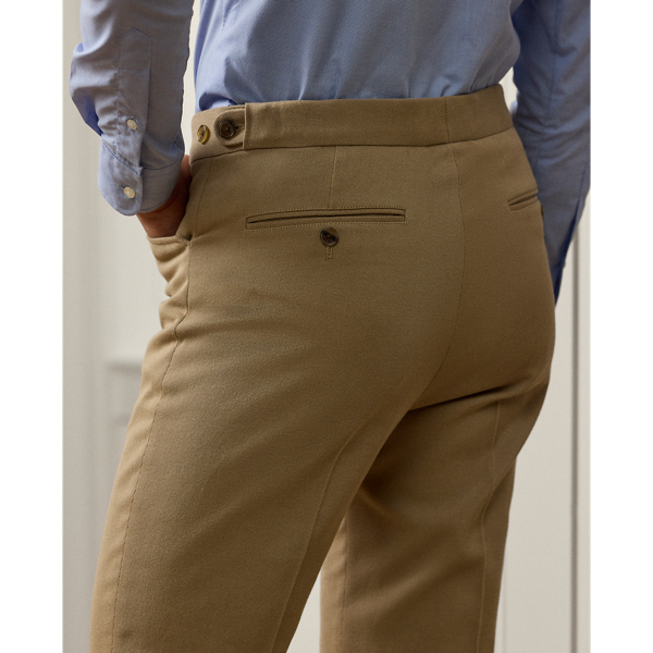 Riding Tan Hand-Tailored Cavalry Twill Trouser Purple Label 6
