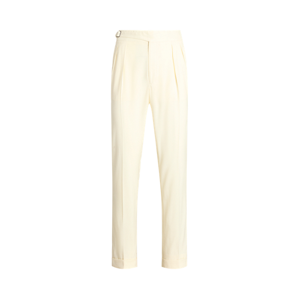 Hand-Tailored Wool Gabardine Trouser