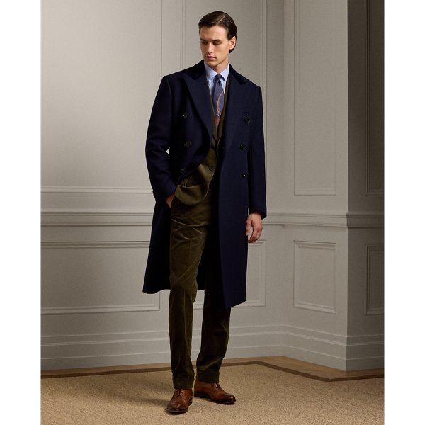 Kent Handmade Wool Cashmere Topcoat for Men Ralph Lauren IN