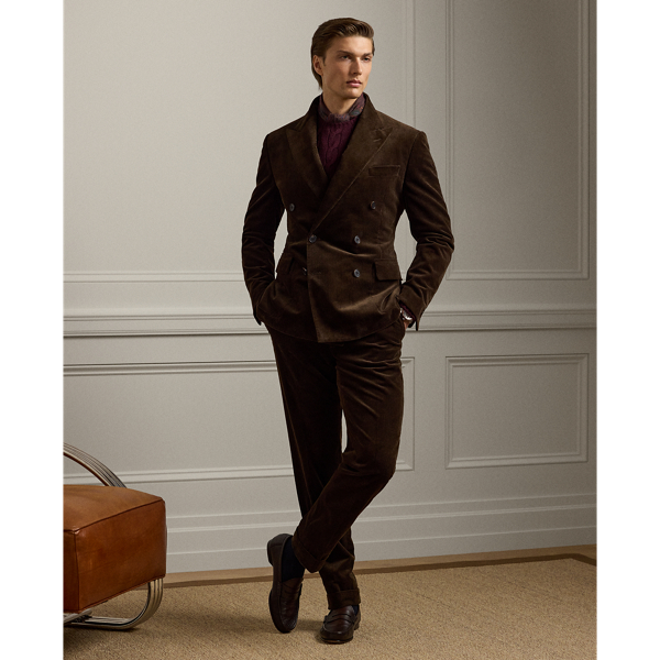 Ralph lauren brown suit hotsell