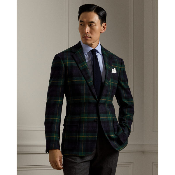 Kent Handmade Plaid Sport Coat