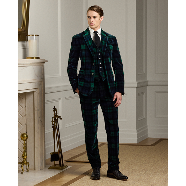 Gregory Hand Tailored Plaid Trouser for Men Ralph Lauren UK