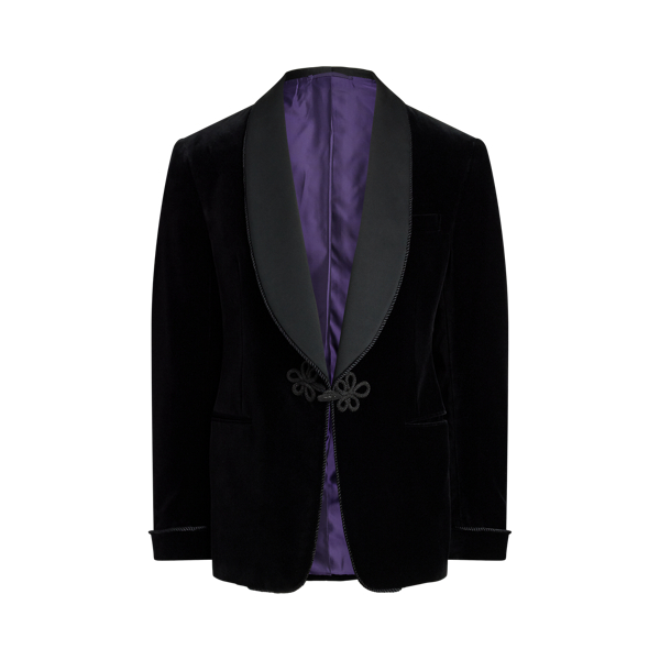 Mens purple velvet jacket sale