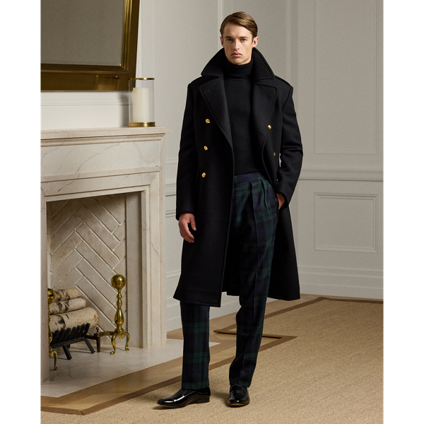 Hand Tailored Wool Cashmere Topcoat