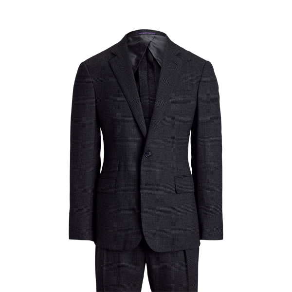 Kent Hand-Tailored Plaid Cashmere Suit