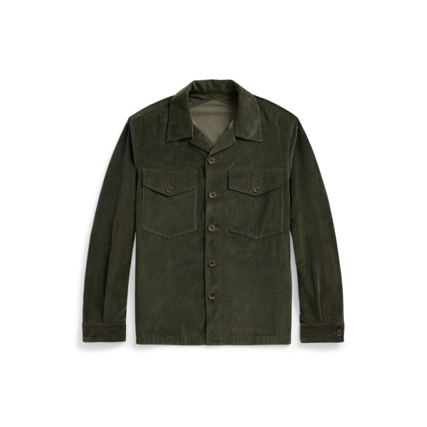 【SALE／10%OFF コットンカシミヤ ラルフ | オーバーシャツ コーデュロイ トップス
