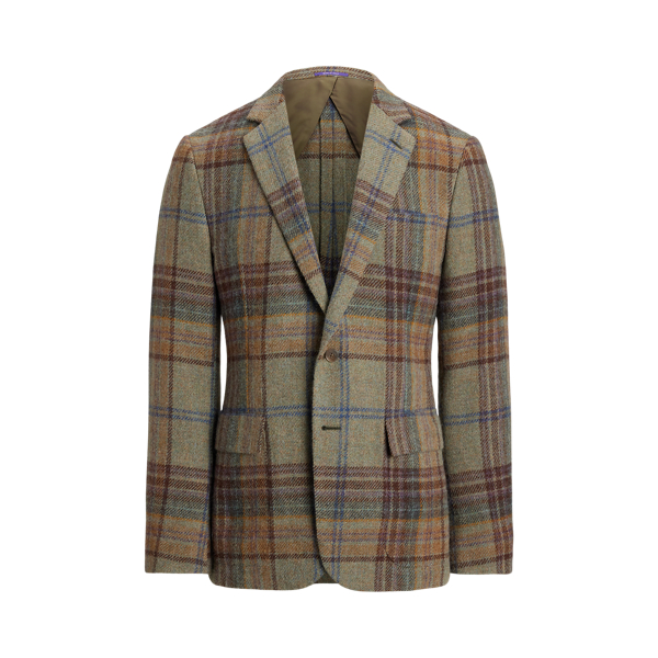 Kent Handmade Plaid Cashmere Suit Jacket