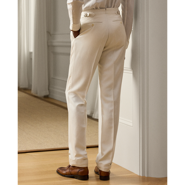 Gregory Hand-Tailored Silk Trouser