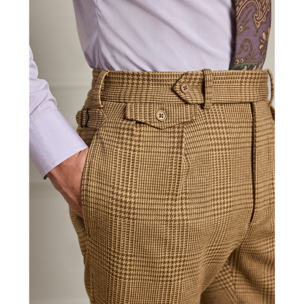 Handgeschneiderte Anzughose aus Jersey Purple Label in Kamel/Hellbraun 6