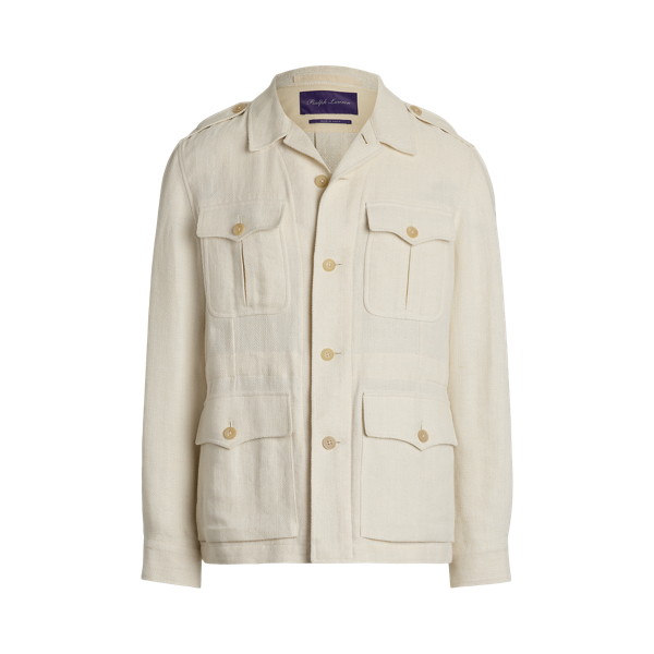 Handgeschneiderte Jacke mit Leinen