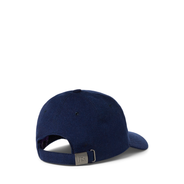 Baseballkappe mit Fischgratmuster Purple Label in Navy 2