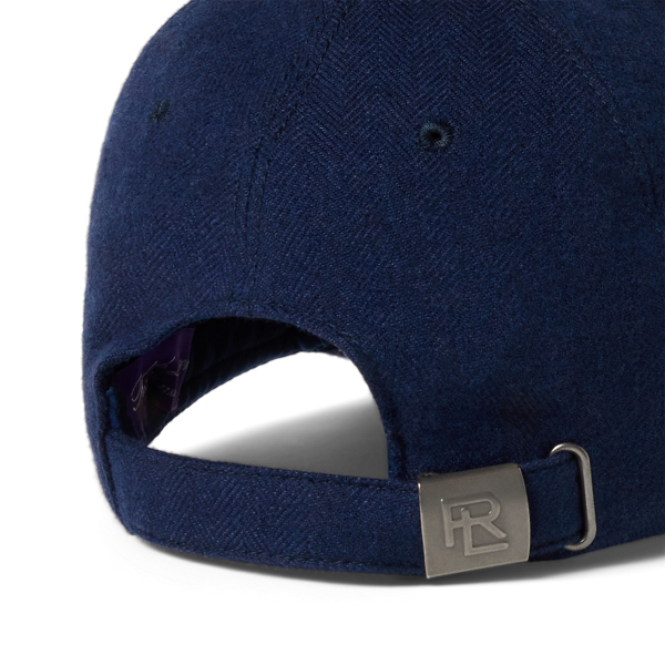 Baseballkappe mit Fischgratmuster Purple Label in Navy 3