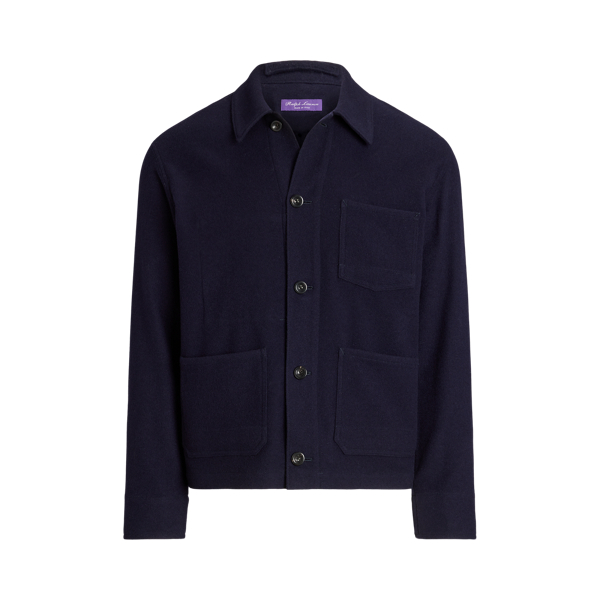 Burnham Hand-Tailored Wool Jacket Purple Label 1