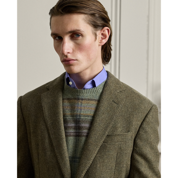 Kent Hand-Tailored Tick-Weave Sport Coat