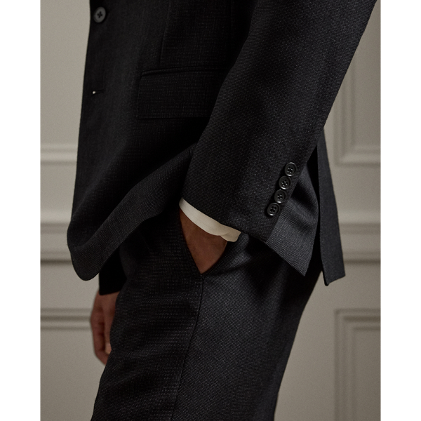 Kent Hand-Tailored Pin Dot Wool Suit 