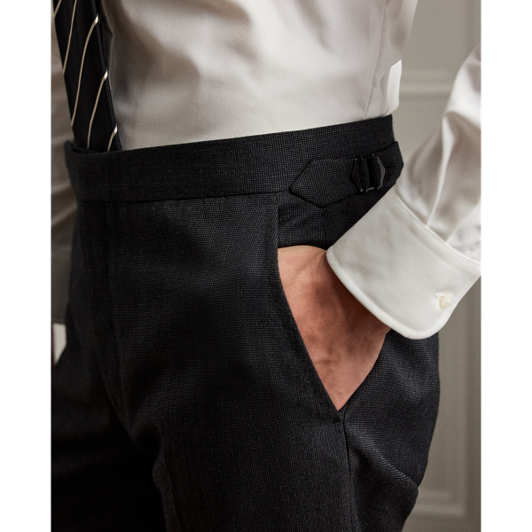 Kent Hand-Tailored Pin Dot Wool Suit 