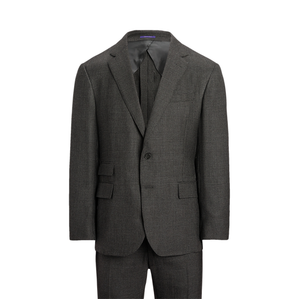 Kent Hand-Tailored Plaid Cashmere Suit