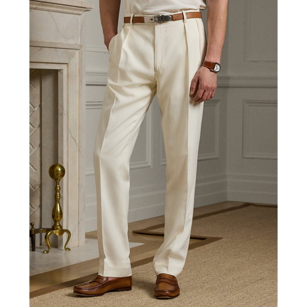 RALPH LAUREN PURPLE LABLEホワイトグルカスラックス RALPH LAUREN PURPLE LABLEホワイトグルカスラックス