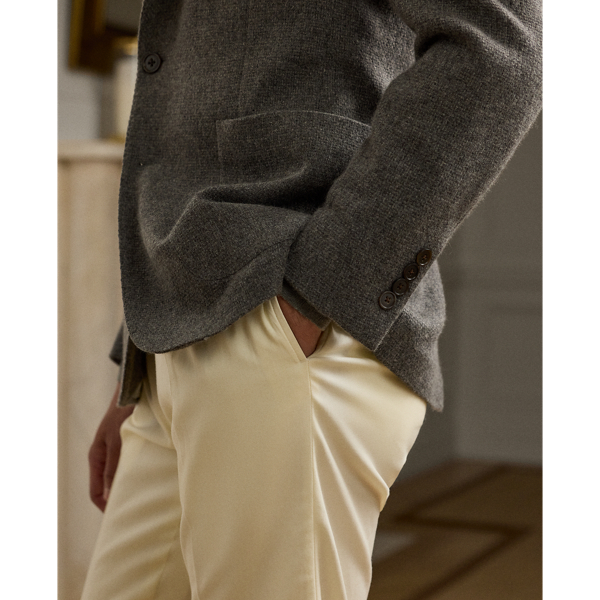 Light Grey Hadley Hand-Tailored Cashmere Jacket Purple Label 7