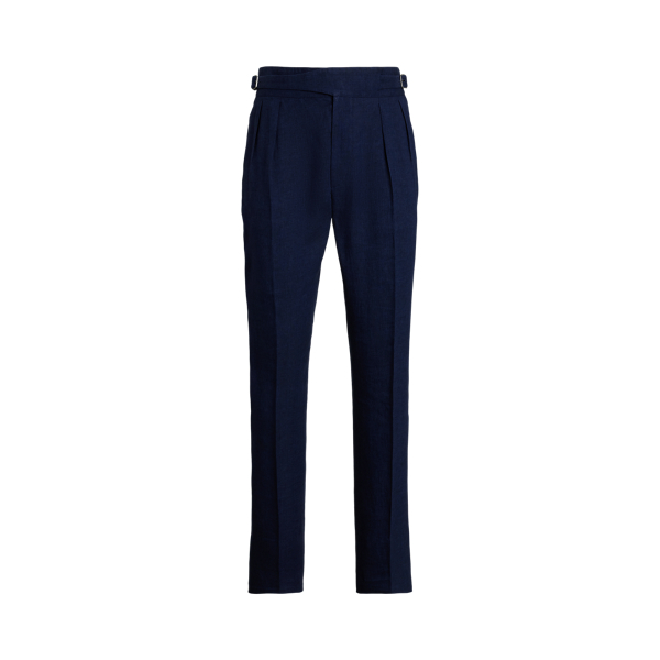 Pantalon costume Gregory fait main lin