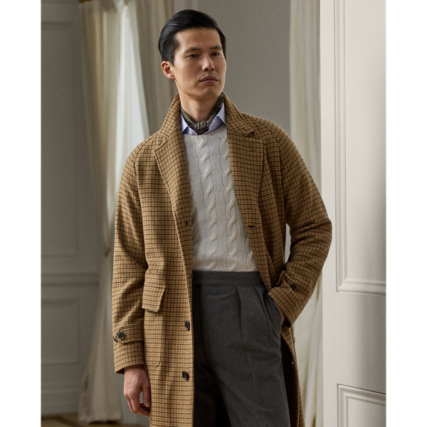 Hand-Tailored Cashmere-Wool Topcoat