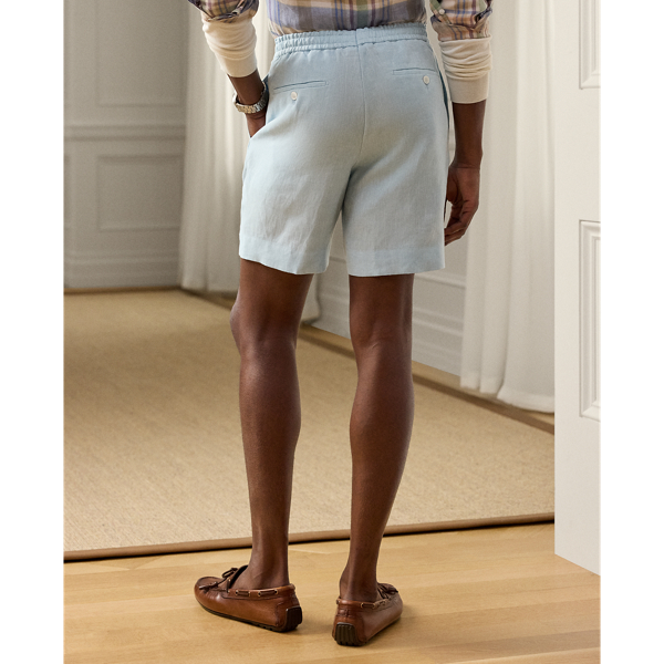 Basket-Weave Linen Short