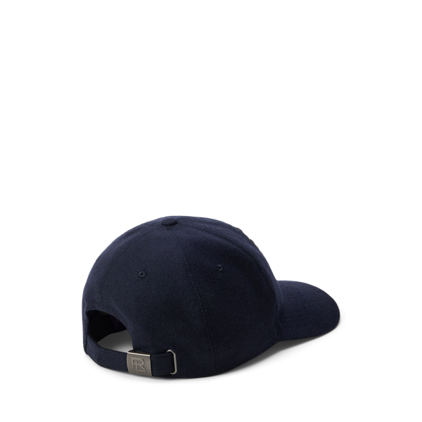 Navy Bullion Crest Wool Ball Cap Purple Label 2
