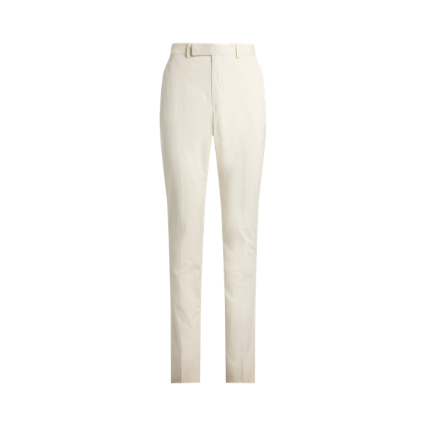 Classic Cream Hand-Tailored Stretch Chino Trouser Purple Label 2