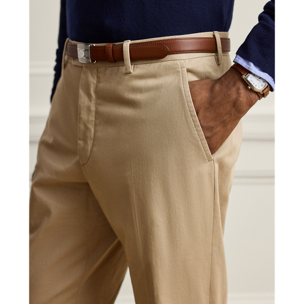 Hand-Tailored Stretch Chino Trouser