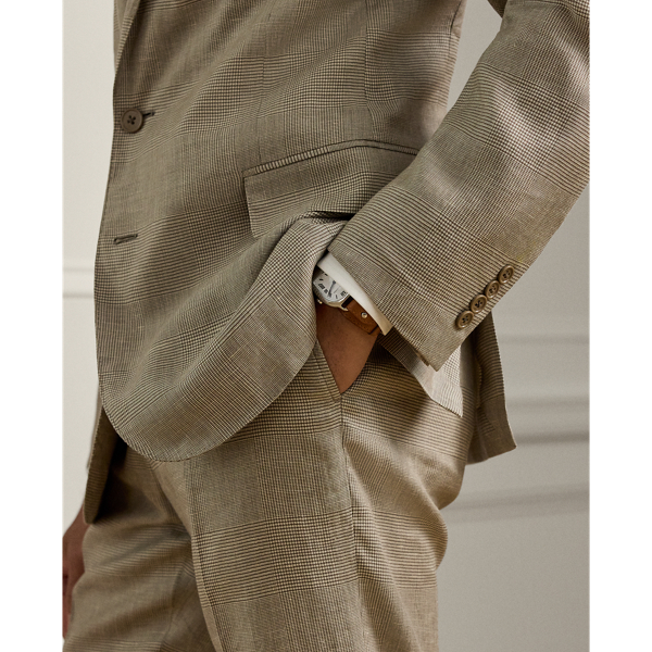 Kent Hand-Tailored Glen Plaid Jacket