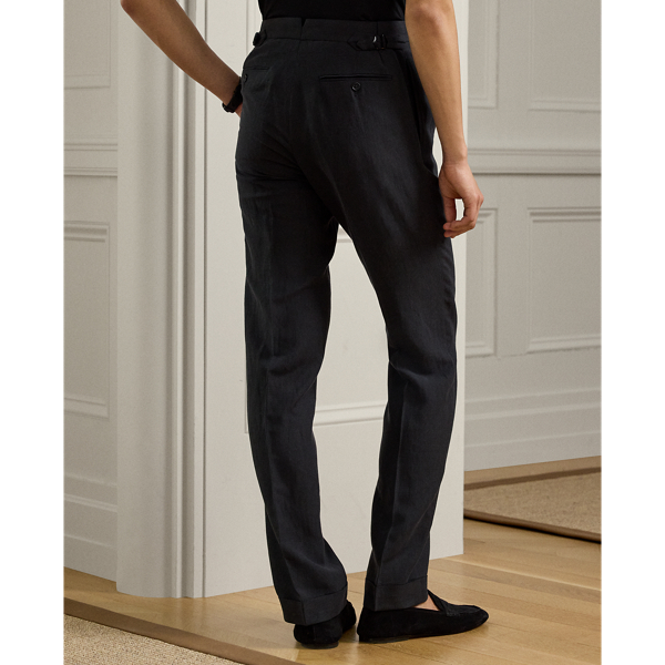 Gregory Hand-Tailored Silk-Linen Trouser