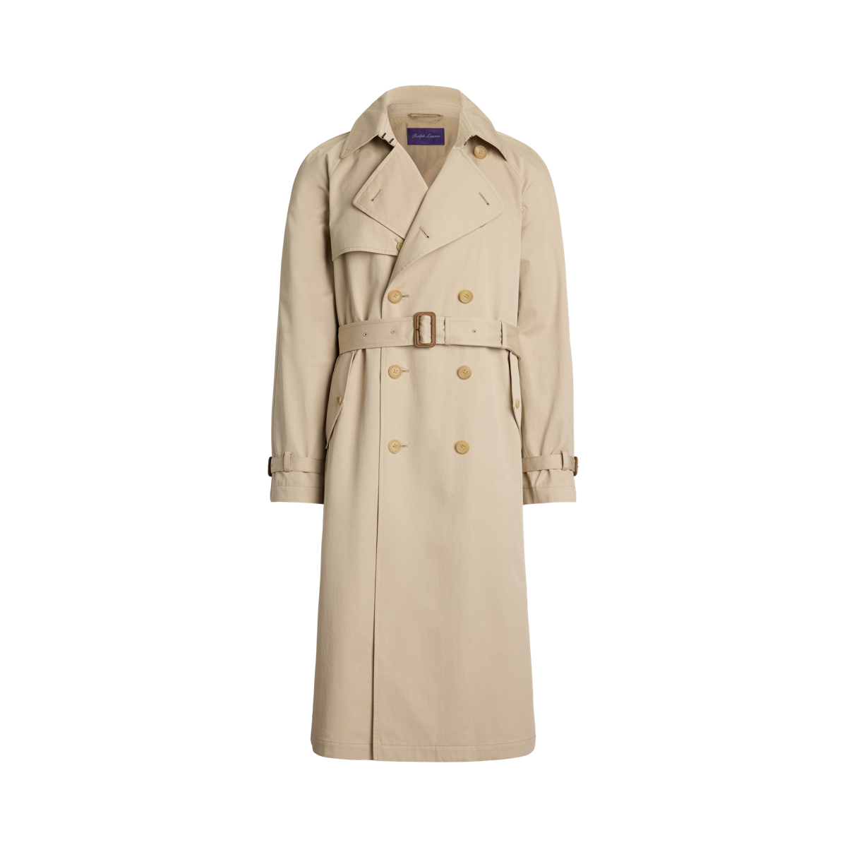 【RALPH LAUREN】コットン ツイル Green トレンチ コート ローレン ラルフ ローレン LAUREN RALPH LAUREN ベルテッド
