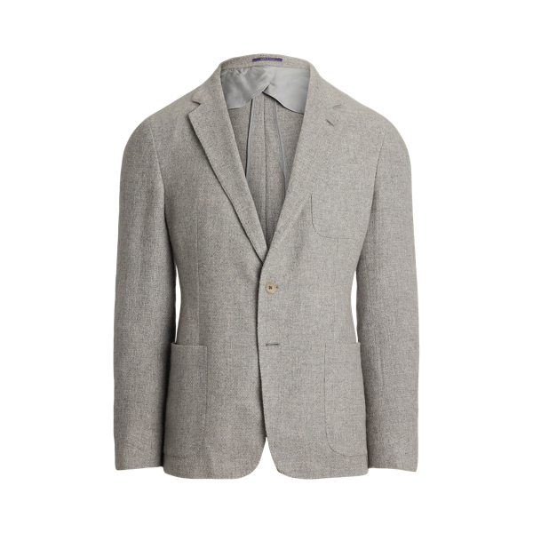 Polo Ralph Lauren Wool Blend Brown Herringbone Single 3