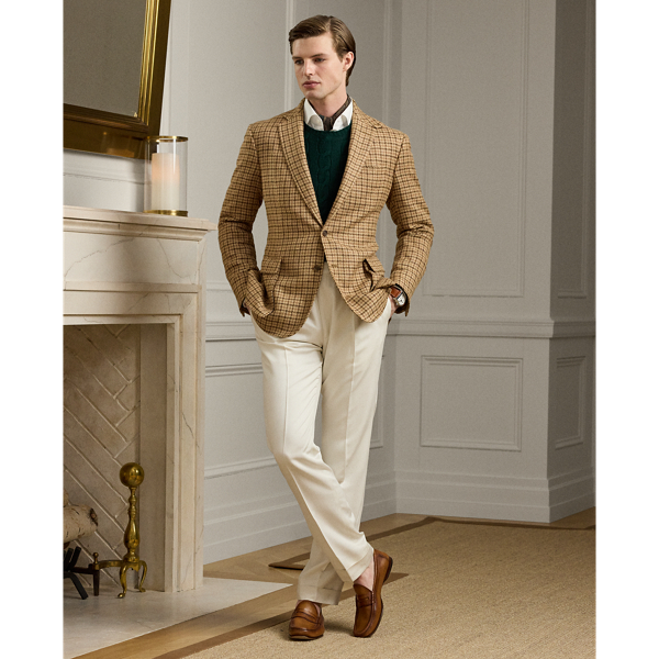 Kent Hand-Tailored Checked Sport Coat