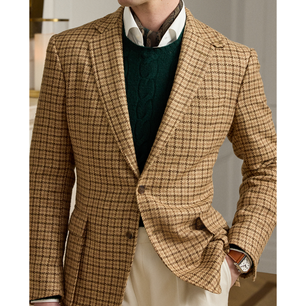 Kent Hand-Tailored Checked Sport Coat