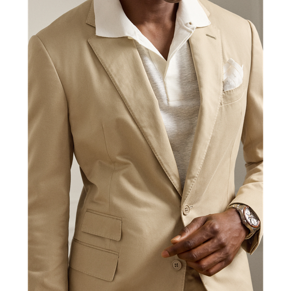 Kent Hand-Tailored Sateen Suit Jacket
