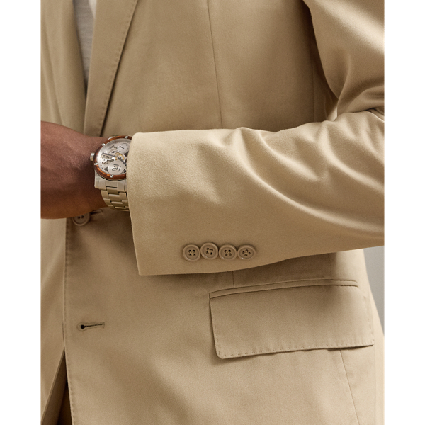 Kent Hand-Tailored Sateen Suit Jacket