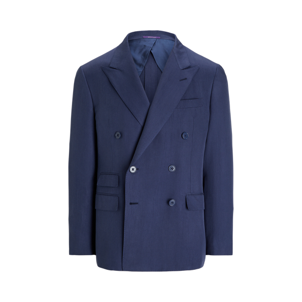 Kent Hand-Tailored Silk Trench Jacket Purple Label 1