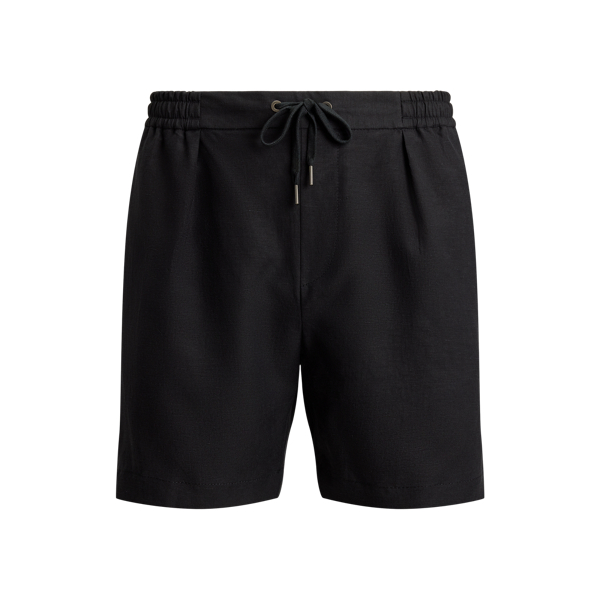 Shorts aus Seide und Leinen