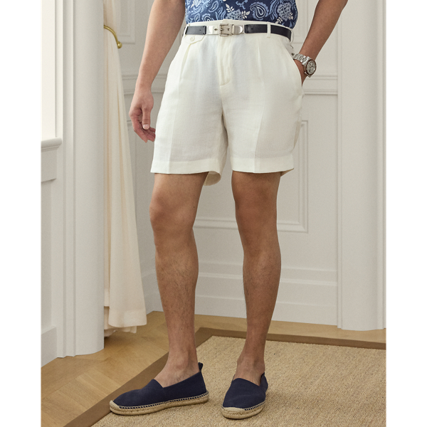 Deckwash White Linen Dobby Short Purple Label 4