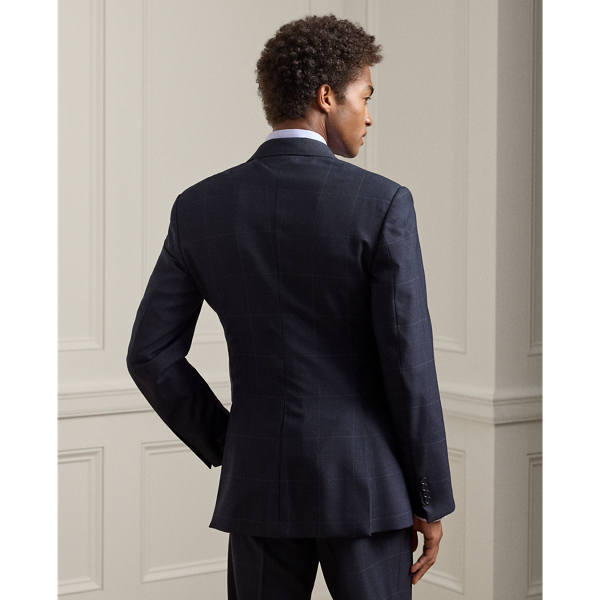 Kent Hand-Tailored Glen Plaid Wool Suit