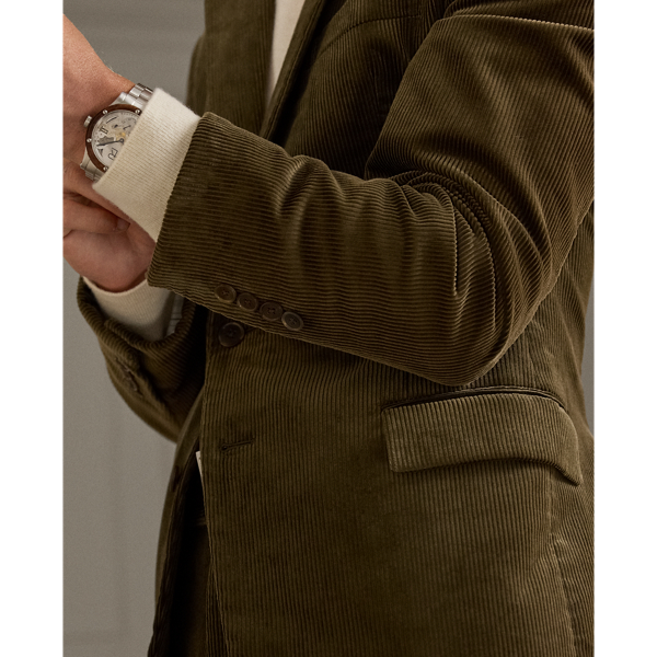 Handgeschneiderte Anzugjacke Kent Purple Label in Gedecktes Salbei 8