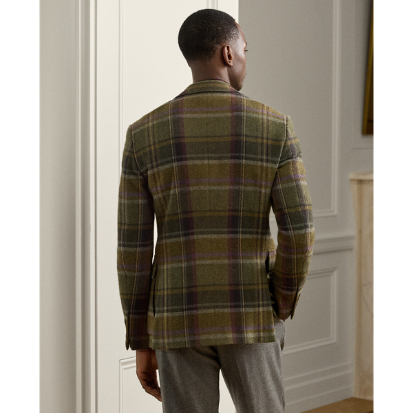 Kent Hand-Tailored Plaid Sport Coat