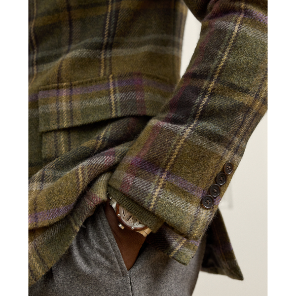 Kent Hand-Tailored Plaid Sport Coat