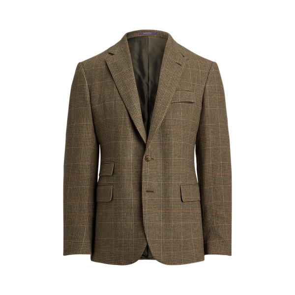Kent handgemaakt geruit kasjmier colbert Purple Label in 1