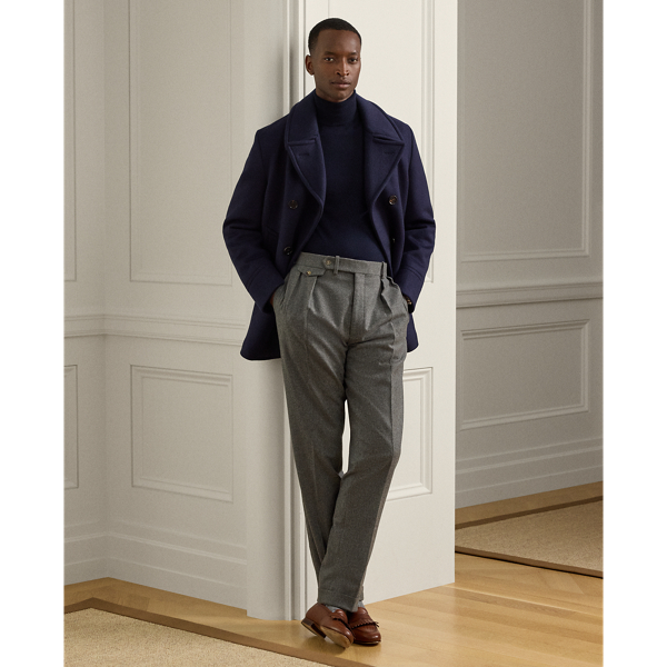 Hand-Tailored Cashmere Peacoat