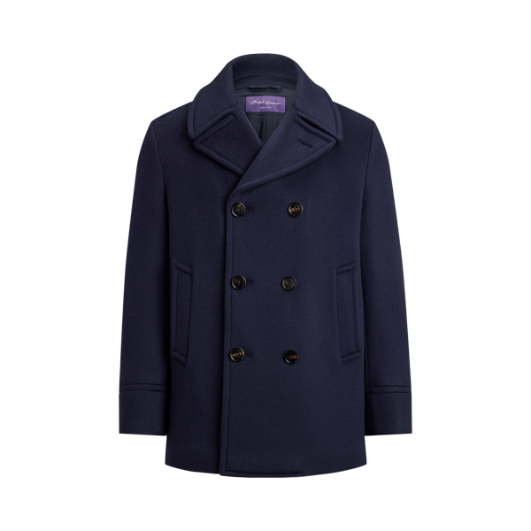 ジャケット・アウター POLO by RALPH LAUREN PEA COAT New RALPH LAUREN Wool Blend Naval/Military Pea Coat Quilted