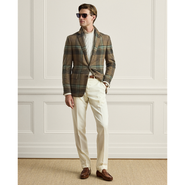 Kent Hand-Tailored Wool-Cashmere Jacket